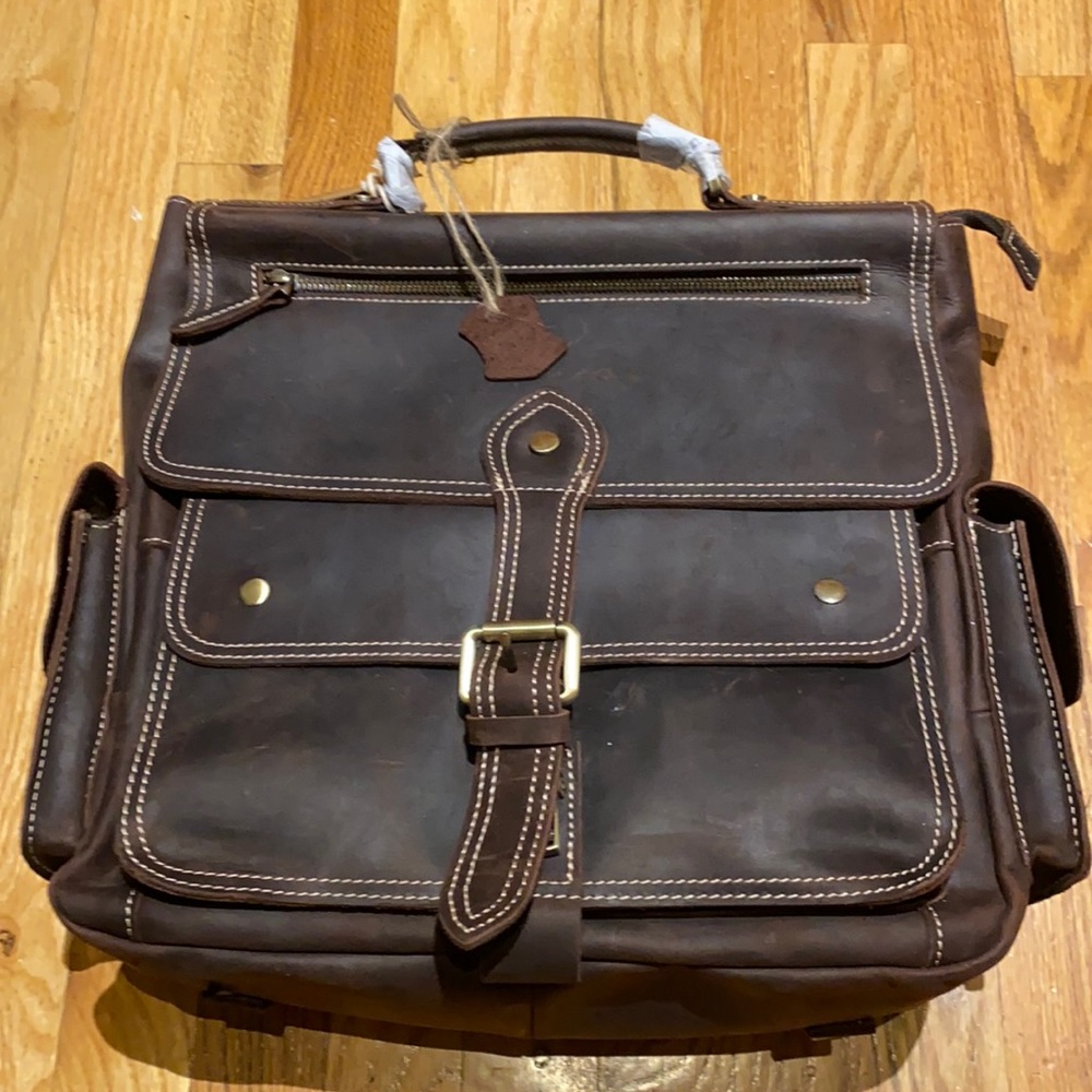 NEW BRASS TACKS Leathercraft Backpack
